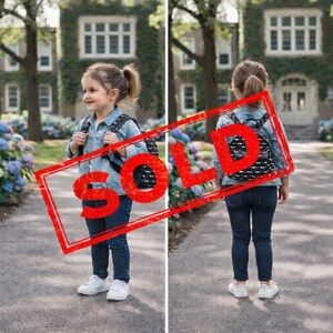 Scout Kids Backpack in Black and White Pattern